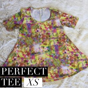 Lularoe Printed Perfect Tee